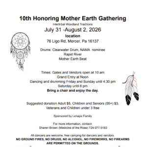 9th Annual Honoring Mother Earth Gathering 2026